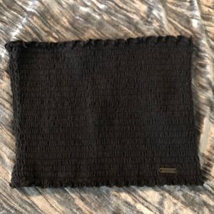 Hollister Black Cropped Tube Top Size Small